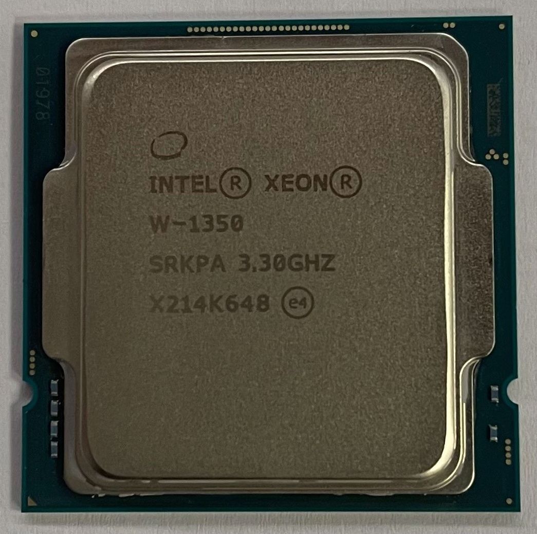 CPU Intel Xeon W-1350P LGA1200 CPU Intel Xeon W-1350 LGA-1200 Server CPU Processor 3.30 - 5.00
