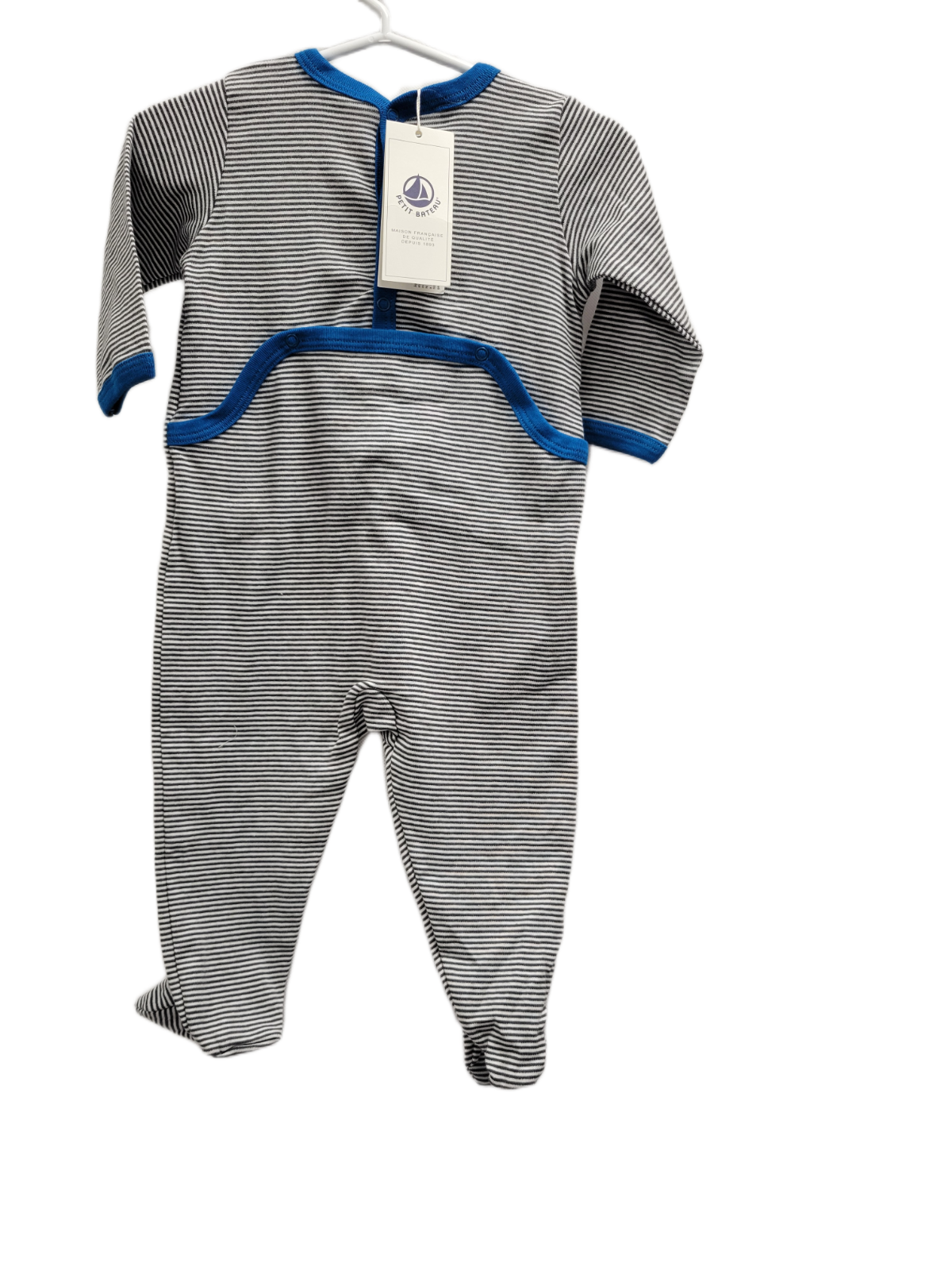 Blue Petit Pois Footie