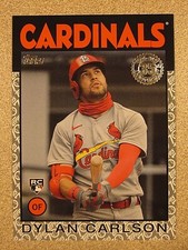 2021 TOPPS 86B-83 DYLAN CARLSON 1986 35th ANNIVERSARY ROOKIE PLATINUM 66/70