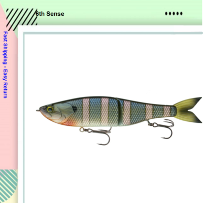 6TH SENSE Draw 9 Inch Glide Bait – Realistic Swimbait For Big Bass, Wide Glide Action, Swivel Hook Hangers, Trophy Fish Lure - View #13