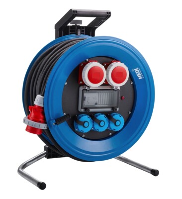 HEDI K4003011D Kabeltrommel Professional Plus 320,  leer, blau ***NEU***