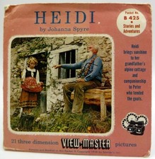 View Master B425, Heidi, Children's 3 Reel Set, NEW SEALED