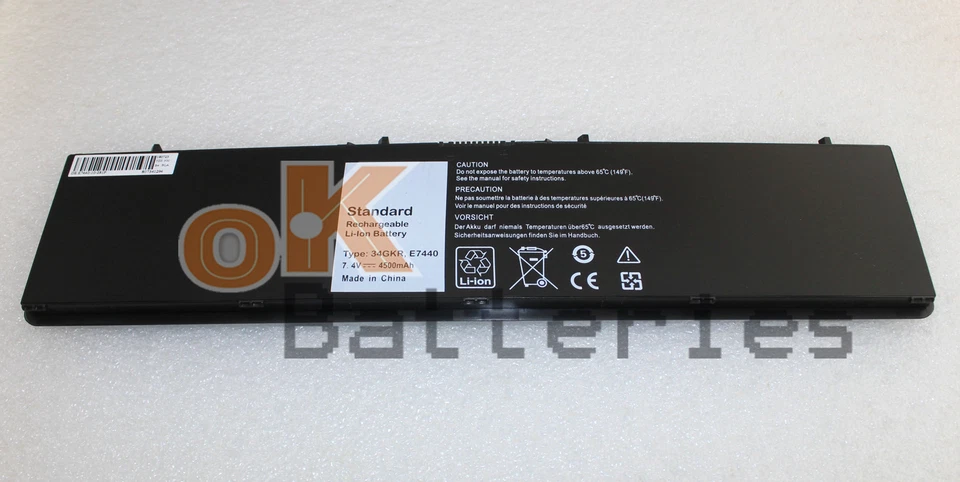 电池 适用于戴尔 Latitude 14 7000 E7440 Touch 34GKR 451-BBFT PFXCR F38HT T19VW — 第 2/4 张图片