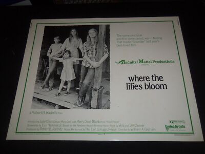 1973 WHERE THE LILIES BLOOM 1/2 SHEET MOVIE POSTER - JULIE GHOLSON - P 358