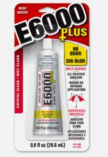 E6000 PLUS No Odor All-Weather Adhesive 0.9 oz. Waterproof UV resistant 570110