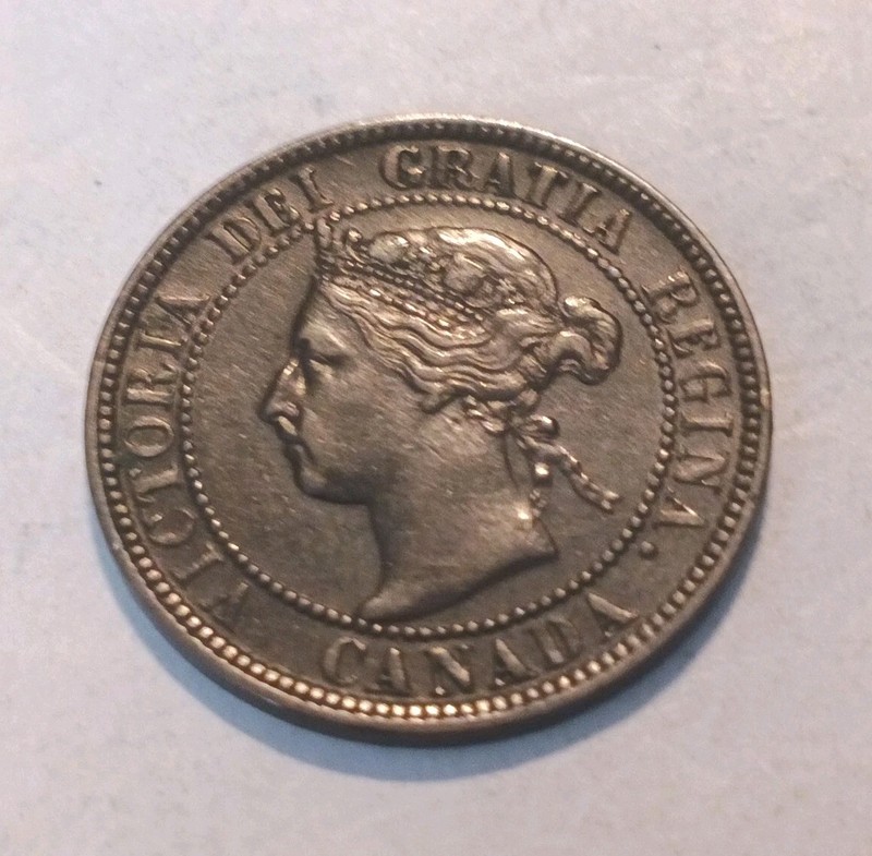 1899 Canada Large One Cent Queen Victoria Uncirculated Condition #58 Only One! 