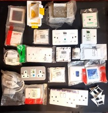 RCD sockets outlets - isolators - cable outlets - domestic electrical items
