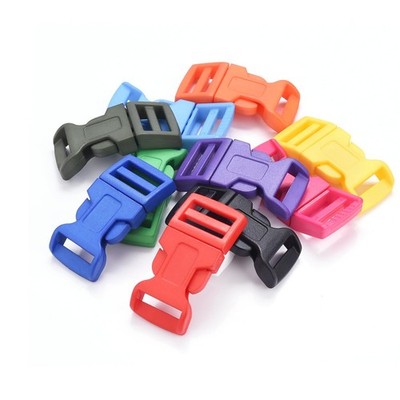CooBigo 10 Pack Assorted Side Release Buckles Small, 5/8inch 10pcs