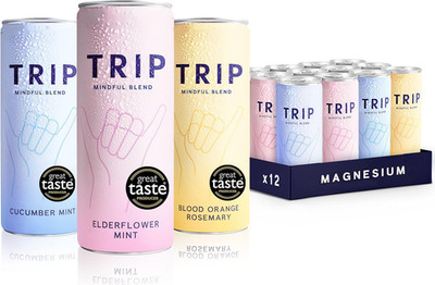 12 x 250ml TRIP Mindful Blends + Infused Mixed Pack Sparkling Drink Dosen