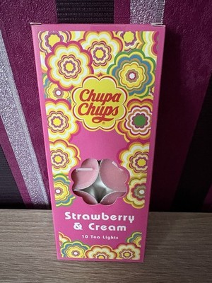  Chupa Chups Strawberry&Cream Teelichter NEU OVP 10 Er Pack  Toller Duft
