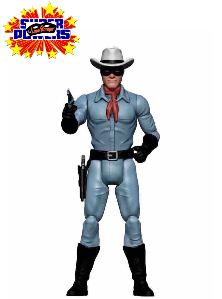 Super Powers Lone Ranger / Tonto / Zorro / Crow Set Of Unpainted