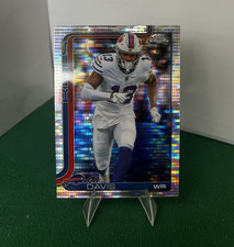 2025 Topps Chrome Pulsar Refractor Gabe Davis #142 Buffalo Bills NFL Card