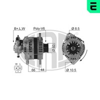 Era Lichtmaschine Generator Lima 210062A FüR Honda Opel 14V Corsa X01 Combo Tour