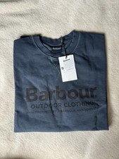 Image of Barbour Sweatshirt size L colour Navy new with tags Men’s