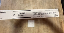 1 Canon GPR-53 OEM Genuine Laser Toner Cartridge - Black NIB Lot  2