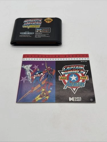 Captain America and the Avengers (Sega Genesis, Data East 1992) Cartridge Only