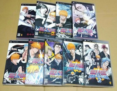 PSP Bleach Heat The Soul 1 2 3 4 5 6 7 Soul Carnival 9Games Japan