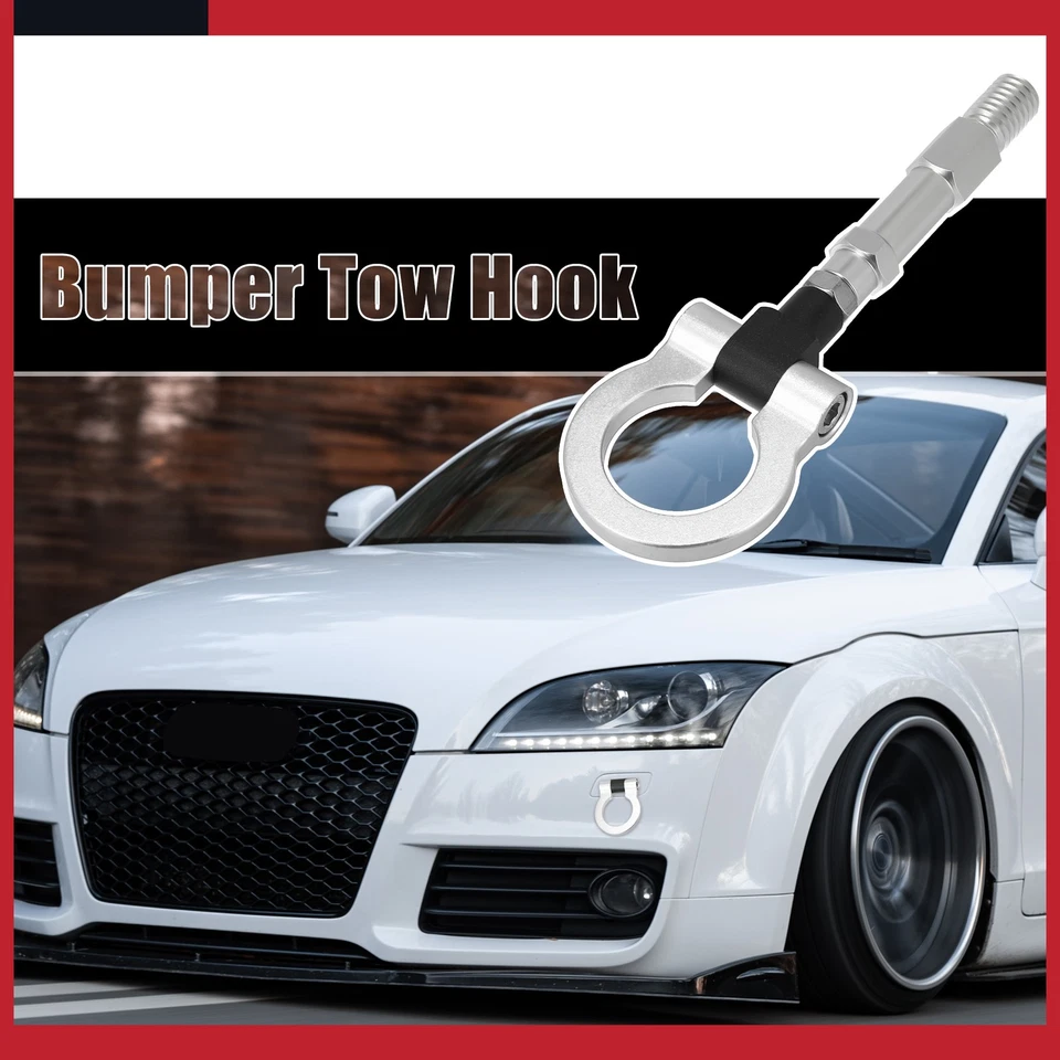 1 件装适用于奥迪 A5 S5 RS5 2008 - 2014 年汽车保险杠拖钩铝合金 — 第 2/4 张图片