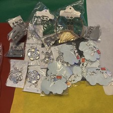 Mixed Lot Costume Fashion Jewelry Lot 19 Pieces Rings, Necklace, Ect Birthday