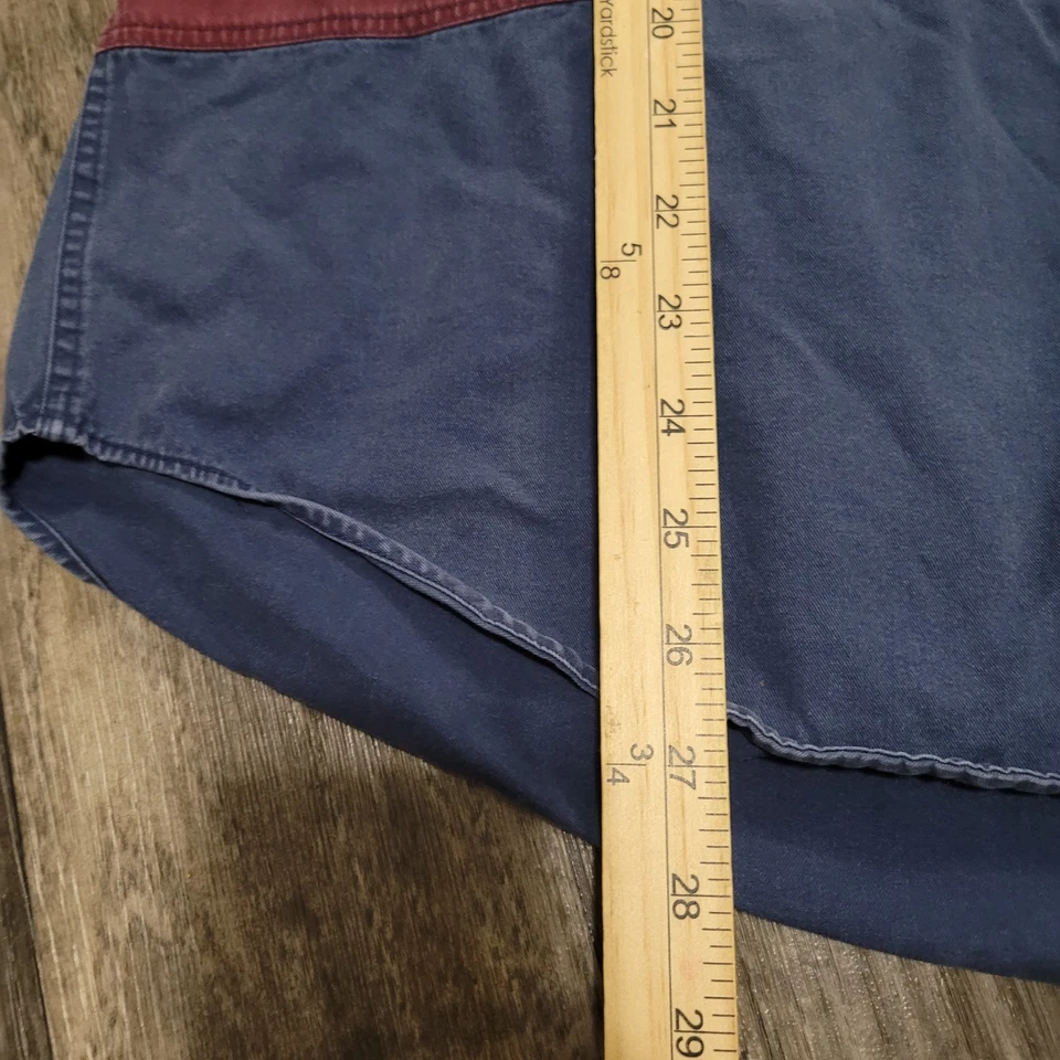 Camisa Tommy Hilfiger De Colección Para Hombre Pequeña Bloque de Color Abotonada Años 90 Foto 4 de 4