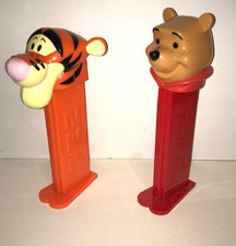 Set of 2 Winnie the Pooh and Tigger GIANT PEZ Candy Roll Dispensers/Displays