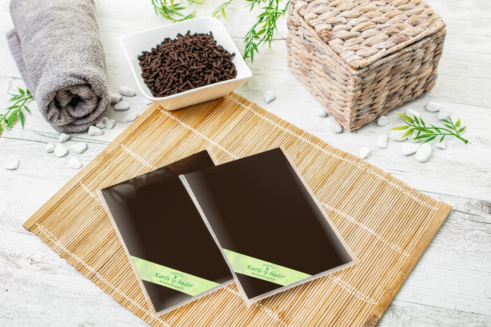 "2 Stück" Original Karlsbader Moorkissen 25 x 18 cm Stark für Wärme und Kälte