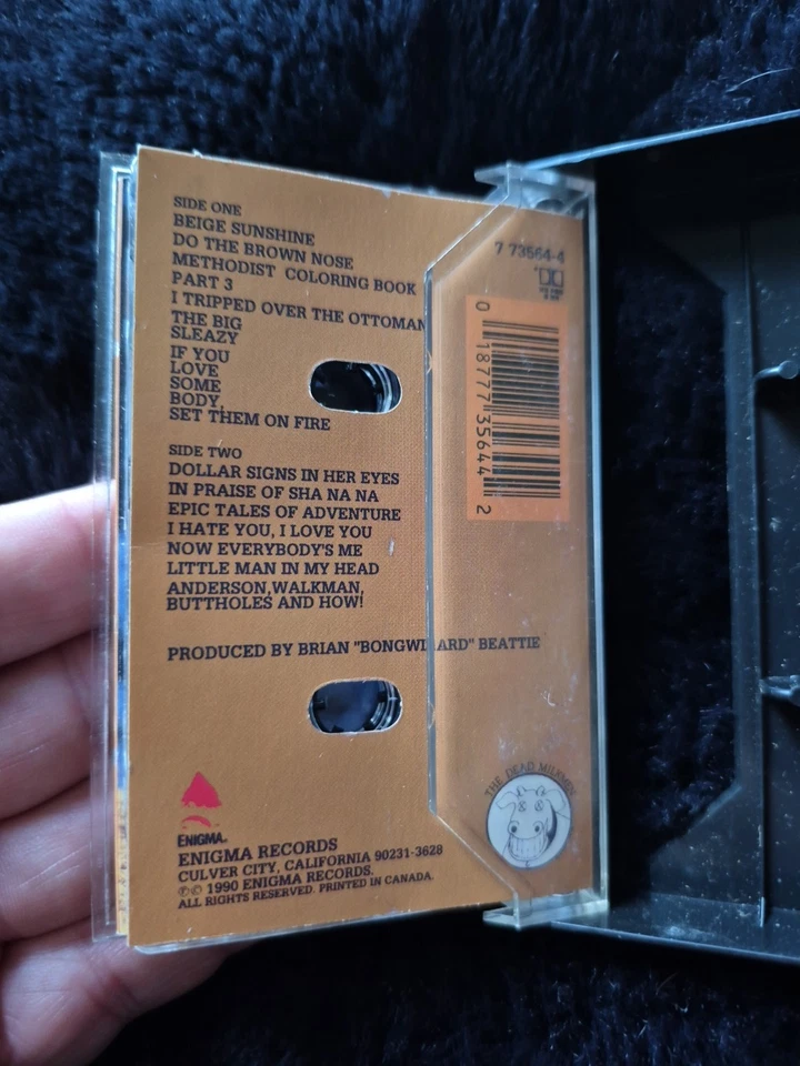 Metaphysical Graffiti by The Dead Milkmen Cassette Tape - 1990 Enigma VINTAGE Foto 2 de 4