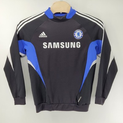 Chelsea Training Jacket Long Sleeve Adidas S12069 Polyester Mens