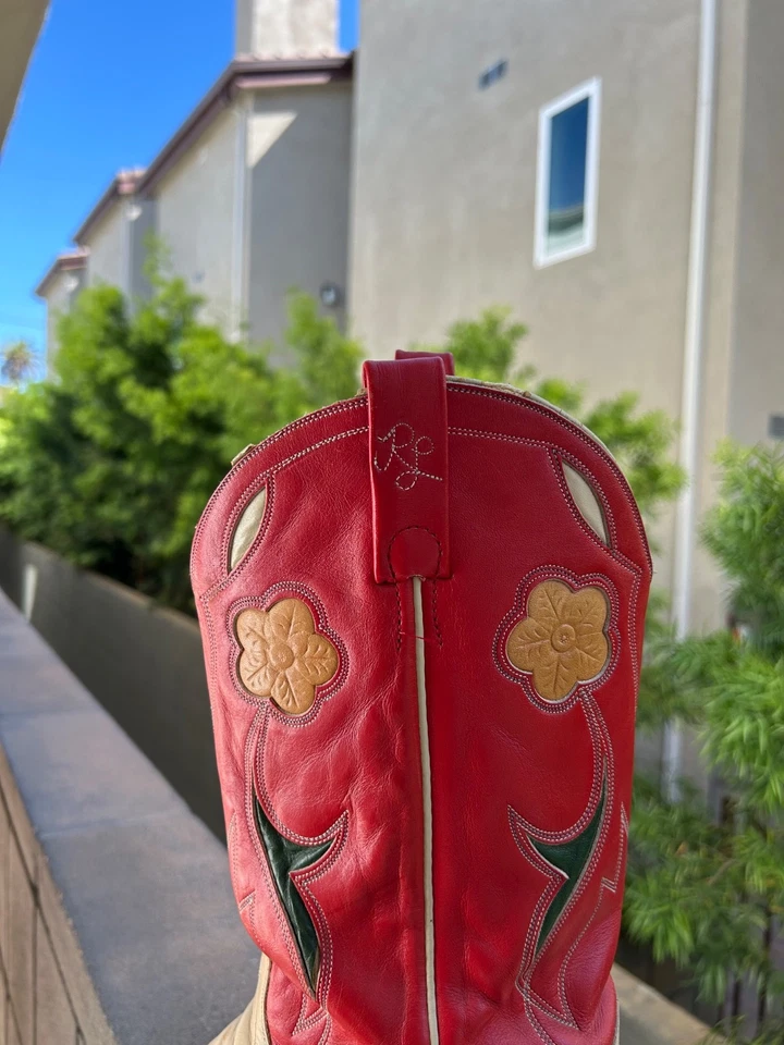 RARE VINTAGE RALPH LAUREN Women's Size 11 Selene Cowboy Boots - Image 4 of 4