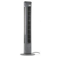 Challenge 32Tower Fan 3 Speed Oscillating 7.5hr Timer 50W Grey #MISSING REMOTE#