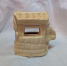 Vintage Mid-Century Yellow Ceramic Girl At Wishing Well Planter ?Shawnee? — photo 2