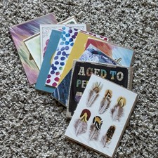 Lot of 10 MODERN Assorted Greeting Note Cards Lovely Designs Birthday Other NEW