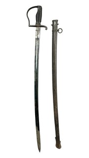Antique GERMAN Pre WWI Era ALEX COPPEL Solingen D GUARD SWORD & Old SCABBARD