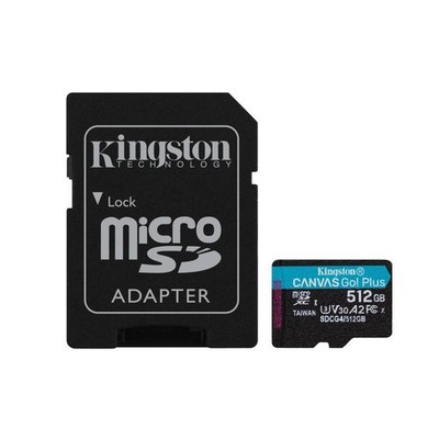 Kingston Technology Canvas Go Plus Gen4 200MB/s A2 U3 V30 51 MicroSDXC Card