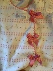 American Girl Bitty Baby Footed Sleeper 2008 Bows Pink White & Pink Blanket — photo 3