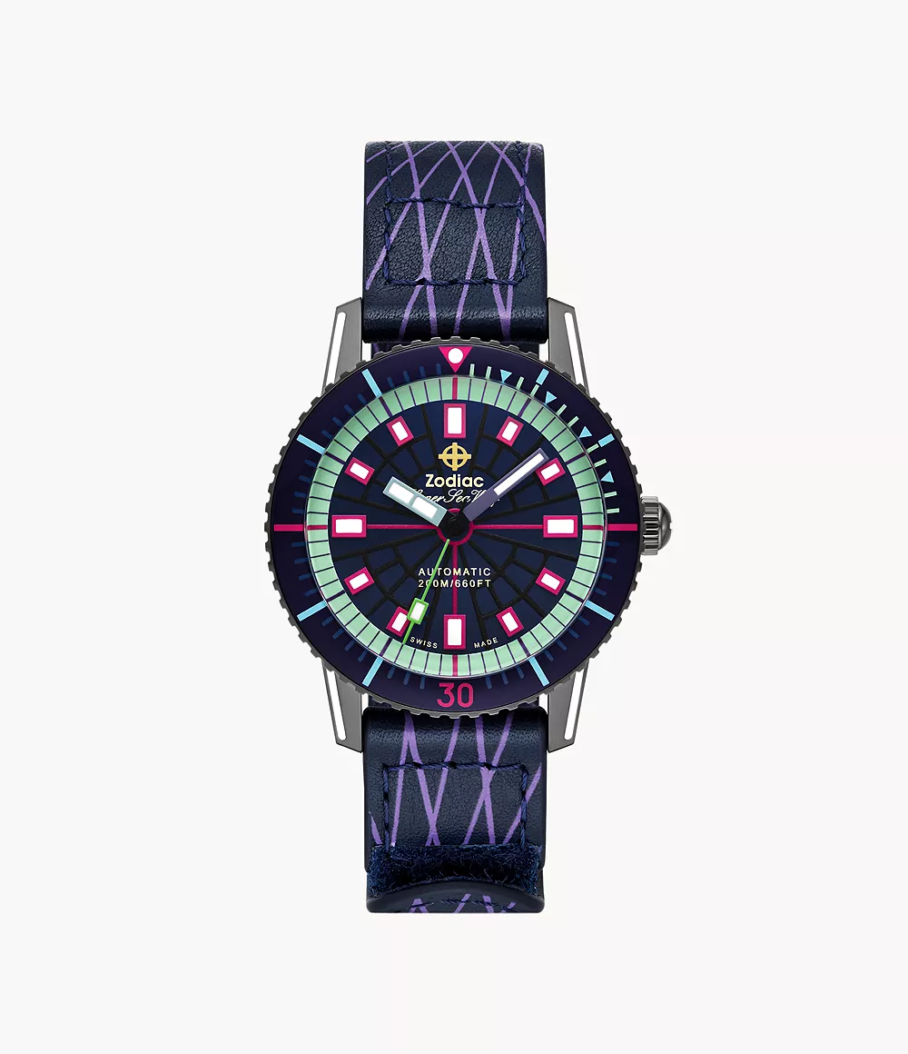 Zodiac Super Sea Wolf Laser Tag Edition Compression Diver Watch