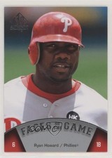 2009 SP Authentic Faces of the Game Ryan Howard #199 1j5z