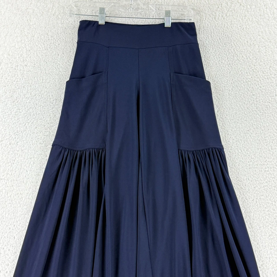 Pantalones Last Tango Bolsillo Palazzo Mujer Pequeños Azul Pull On Pierna Ancha Elastizados Informales Foto 2 de 4