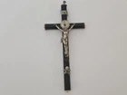 Vintage Cross Memento Mori Skull Pendant Crucifix Relic Crucifixes RARE ! No.B19