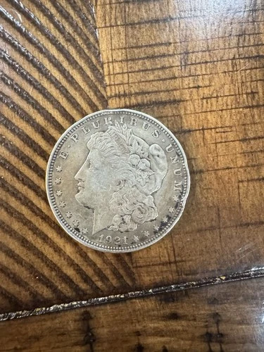 1921 Morgan Silver Dollar $1 Coin Circulated 0.9 Fineness US Silver
