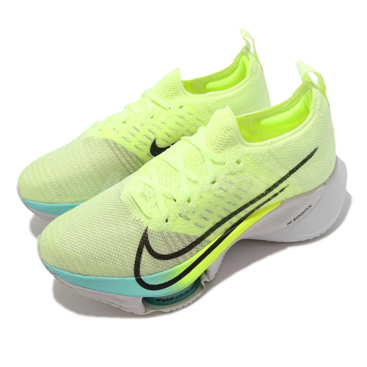 Nike Air Zoom Tempo Next% Flyknit Volt Light Blue (Women's)