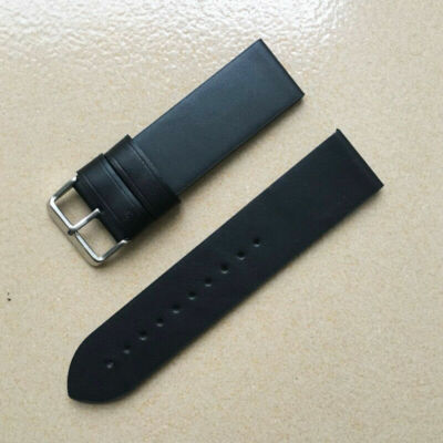 Bracelet Montre 22 Mm Cuir Véritable Noir Pour Panerai (Panarei) - Neuf Sans étiquette - Fabrication Italie