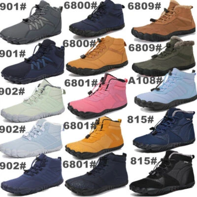 MARKENLOS Winter Warme Wanderschuhe für Trekking Klettern Laufen Barfuß Schuhe Sneaker