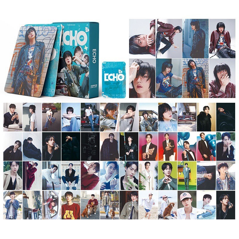 55pcs Set Kpop Jin Echo Lomo Cards Collective HD Lomocard | eBay UK