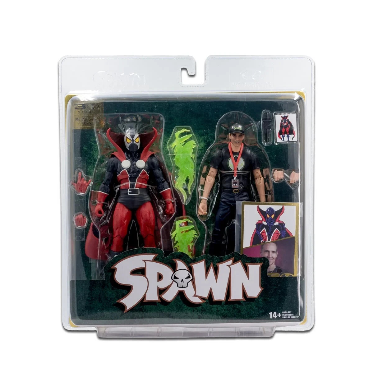 McFarlane Toys - 30th Anniversary Spawn and Todd McFarlane Action