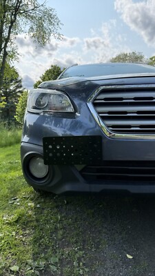 Bumper Tow Hook License Plate Tag Mount Bracket For Subaru Outback 2015-2019 New