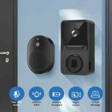 Wireless Camera Doorbell, Smart Video Doorbell Camera With Chime