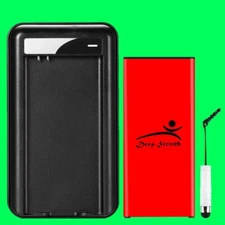 High-Performance 6820mA Battery Wall Charger Stylus f Samsung Galaxy S5 SM-G900P