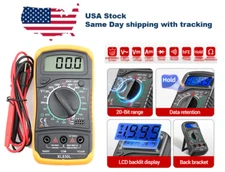 Digital Multimeter AC DC Voltmeter Ammeter Ohmmeter Volt Tester Meter XL830L