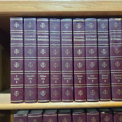 COMPLETE 1967 Encyclopedia Britannica Full Set 1 - 24 + The Index